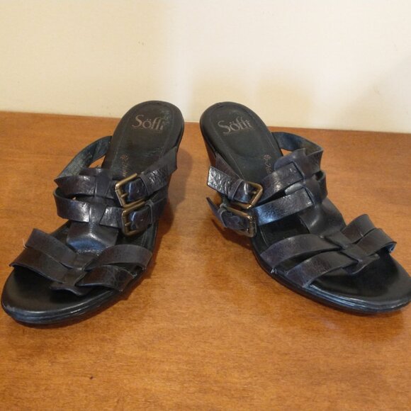 SOFFT Women's Sandles, Size 7.5M, Black - Picture 5 of 5